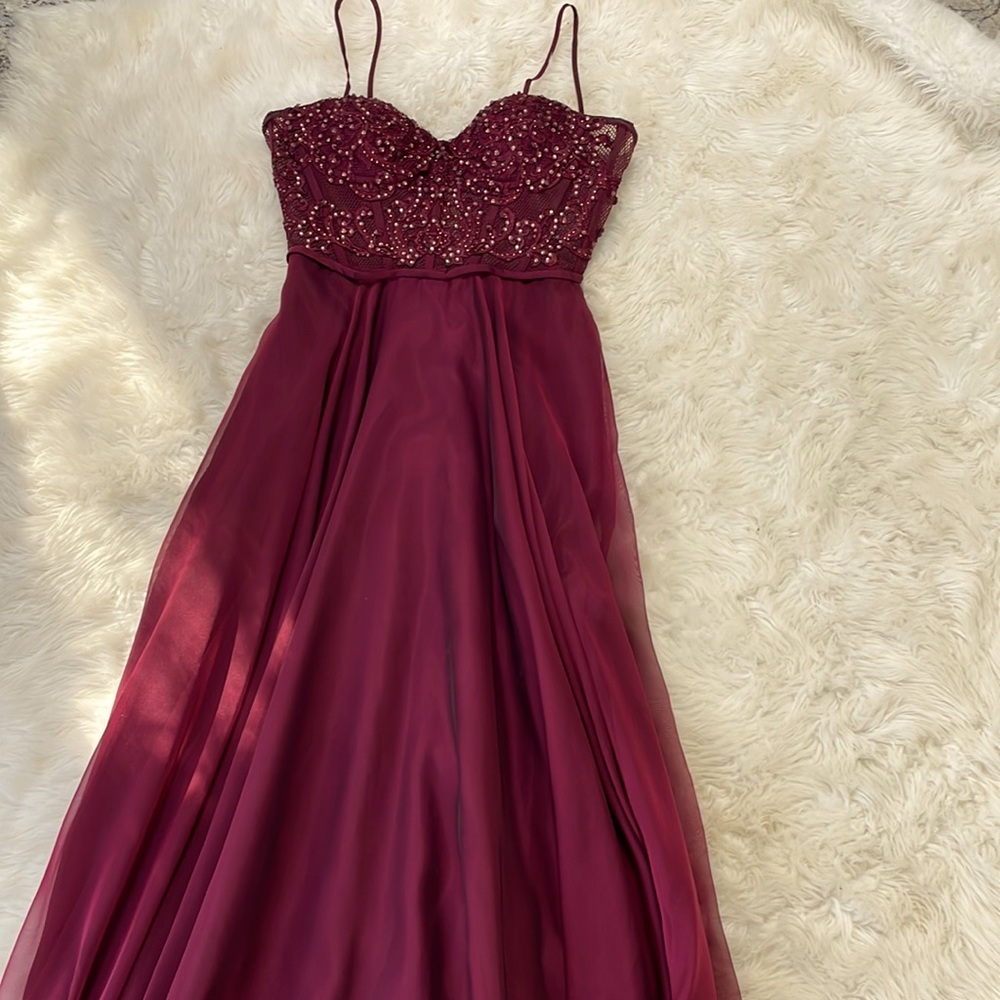 Party, Prom, Special occasion dress (Burgundy)